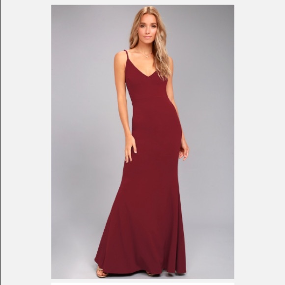 COPY - Lulus Infinite Glory Wine Red Maxi Dress - Picture 3 of 11